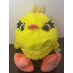 TOY STORY 4 TALKING DUCKY 10" PLUSH Yellow Orange DISNEY STORE EXCLUSIVE